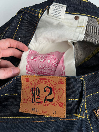 Evisu Japan Dark Indigo Selvedge Denim Jeans