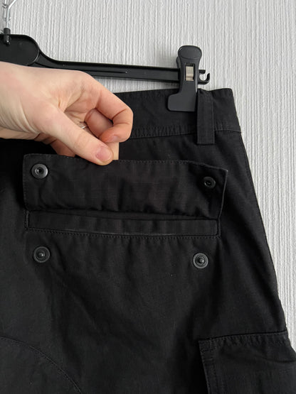 Balenciaga FW22 Black Ripstop Cargo Pants