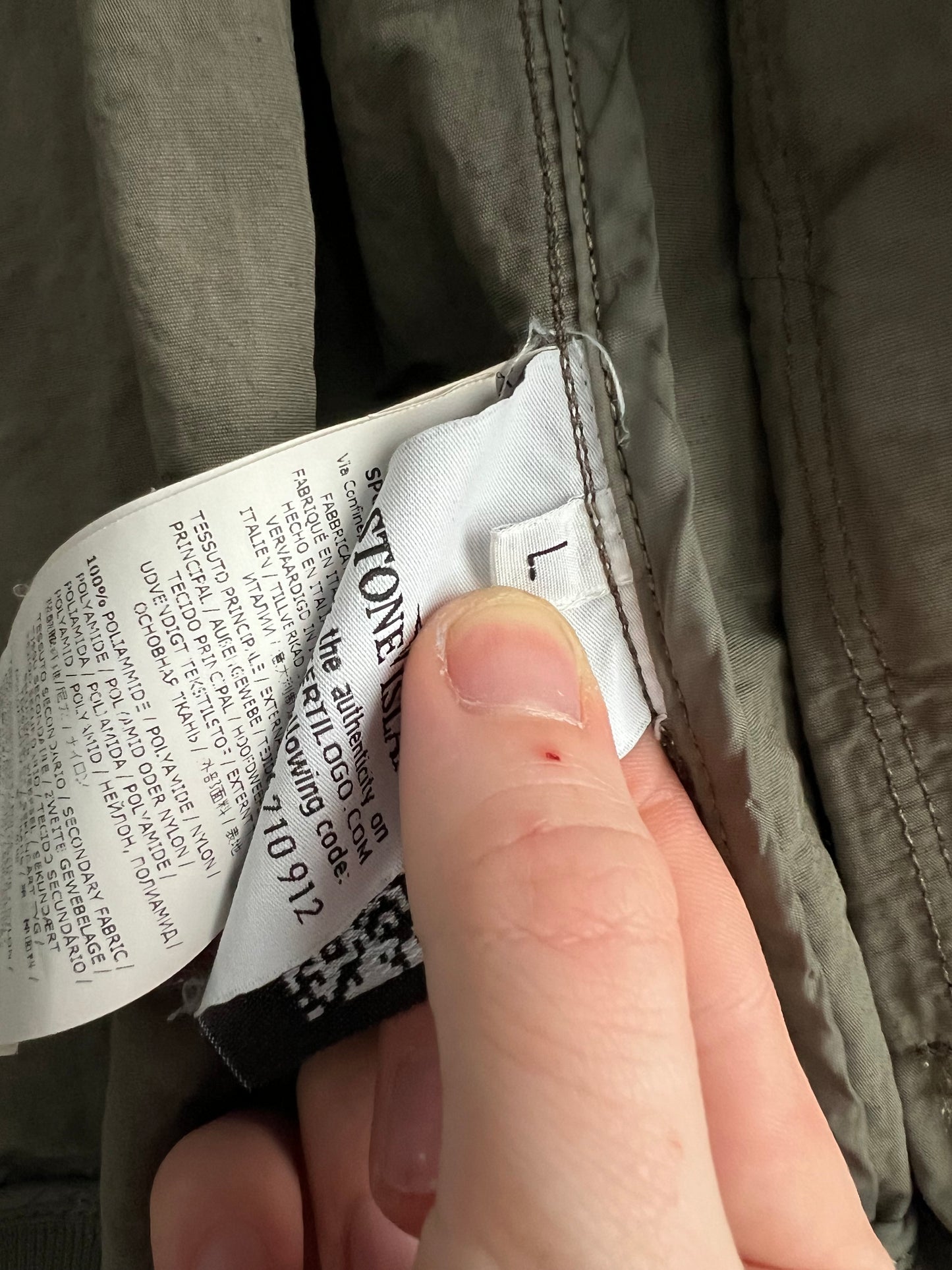 Stone Island Shadow Project SS18 Khaki Naslan Lightweight Jacket