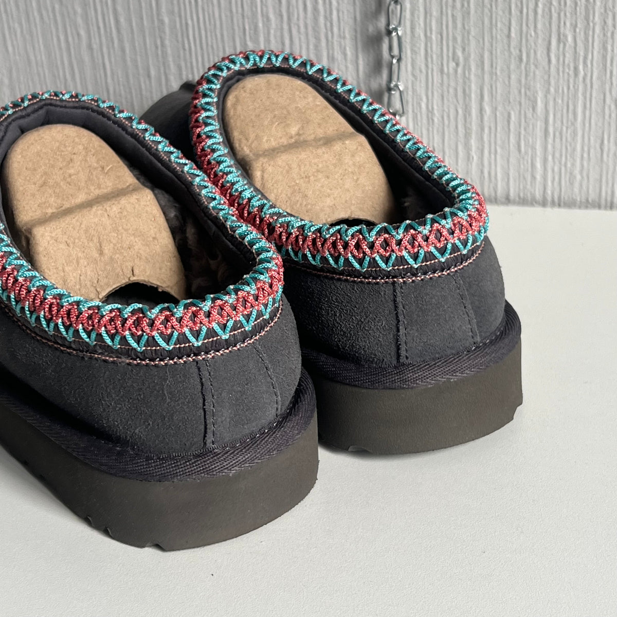 UGG Tasman Women’s Slippers in Grey Suede — product photo