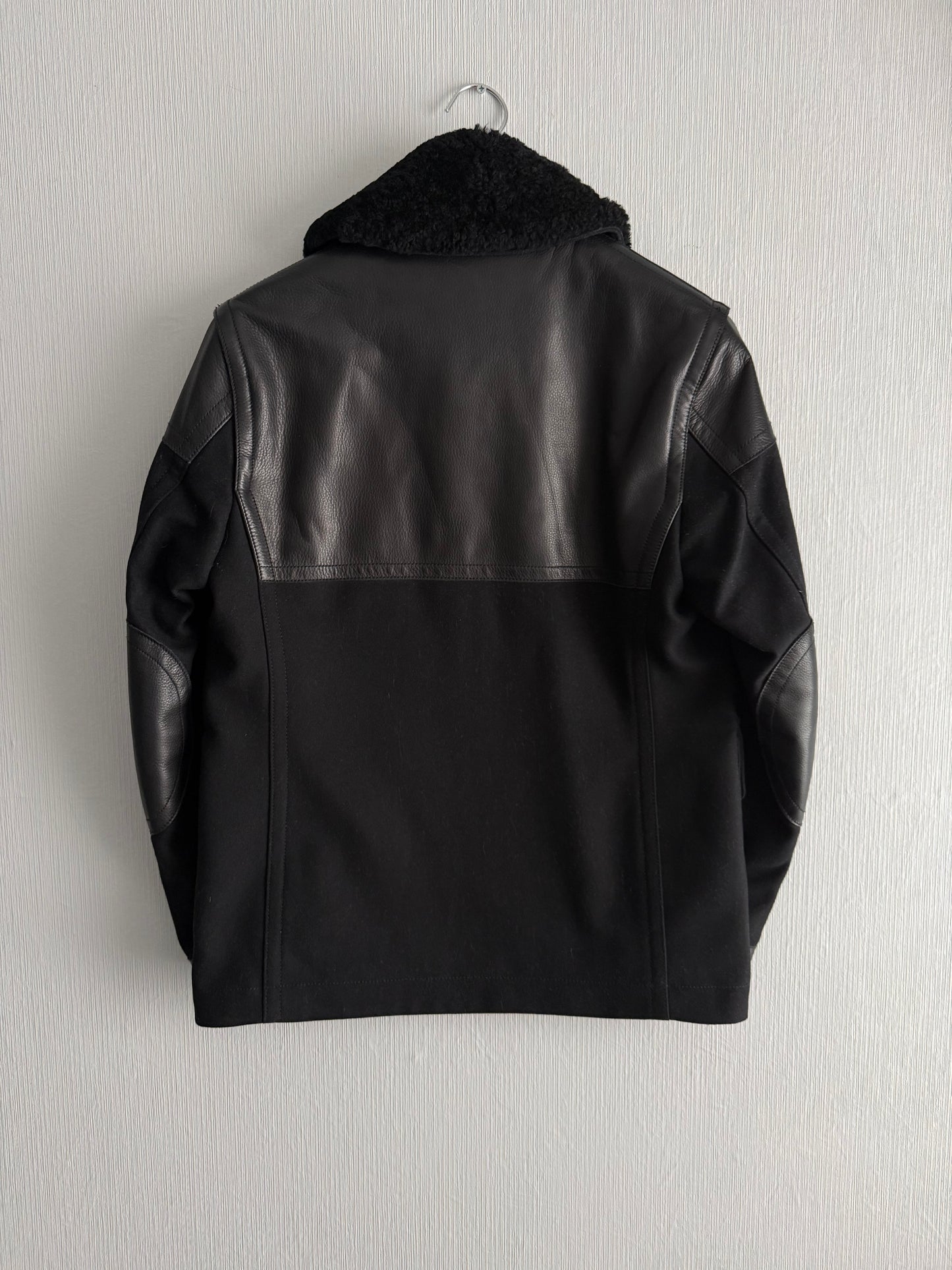 Burberry Black Wool Muswell Jacket