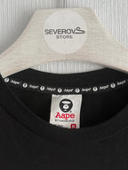 Bape Black Cotton Longsleeve T-shirt