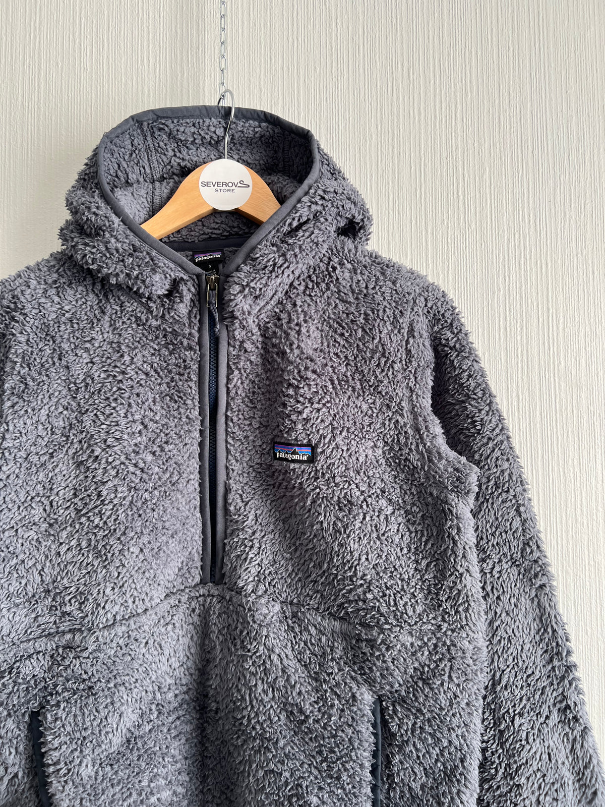 Patagonia Women’s Deep Pile Grey Fleece Jacket