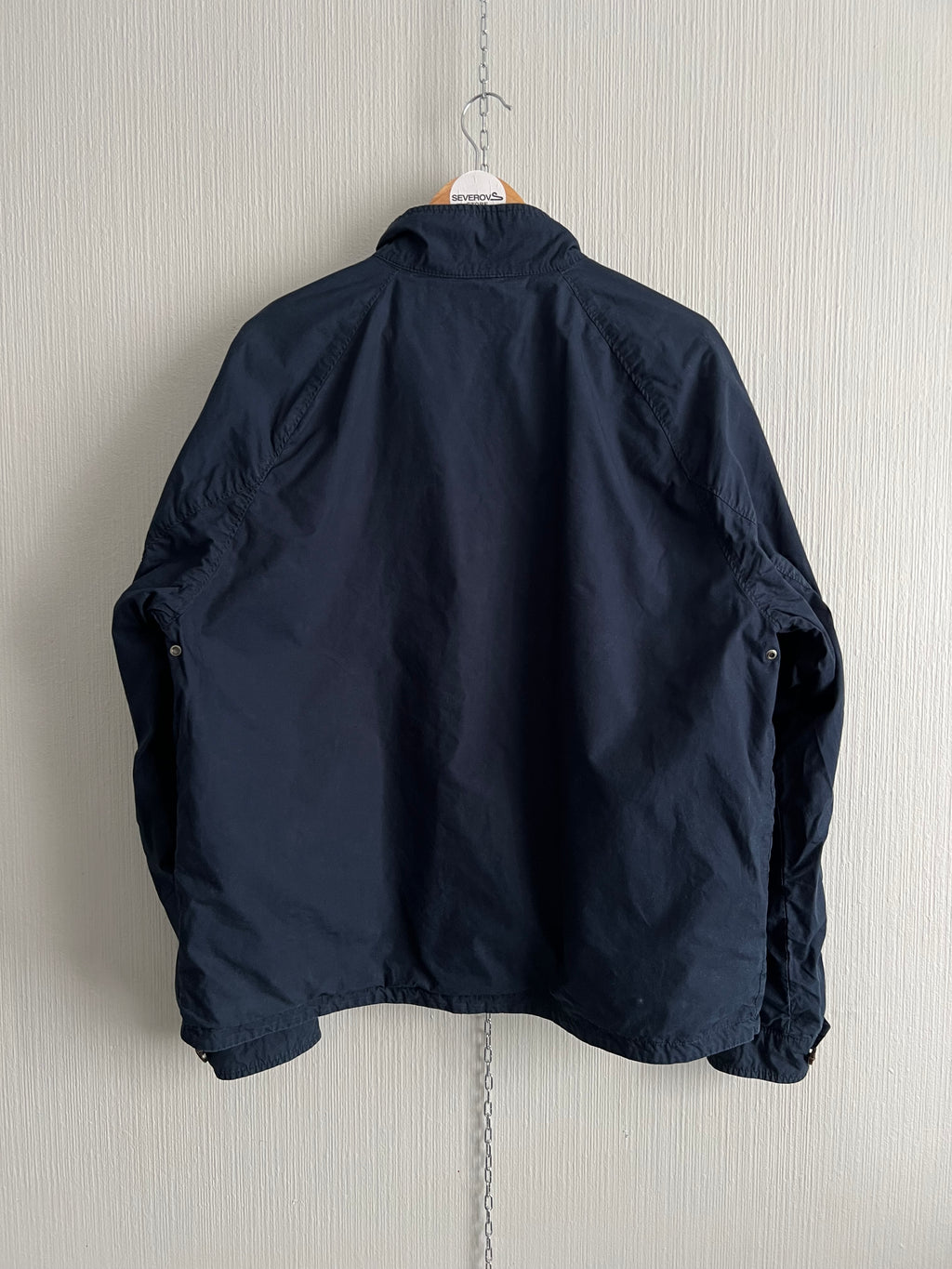 Polo Ralph Lauren Navy Embroidery Cotton Reversible Jacket