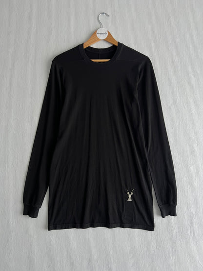 Rick Owens DRKSHDW Long Sleeve Level Logo T-shirt