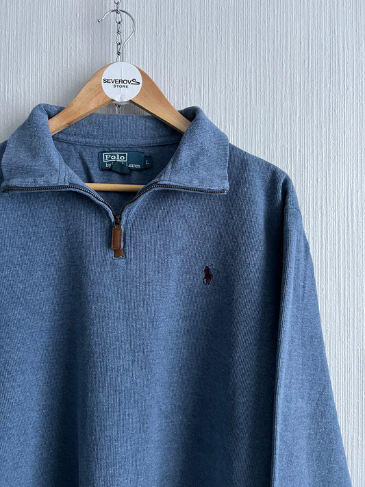 Polo Ralph Lauren Men’s Light Blue Quarter Zip Sweatshirt