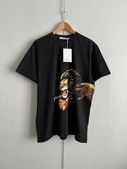Givenchy Lion Graphic Black T-shirt