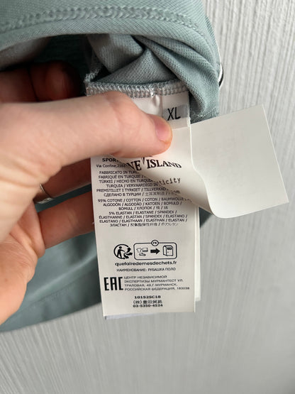 Stone Island Mint Cotton Polo T-Shirt