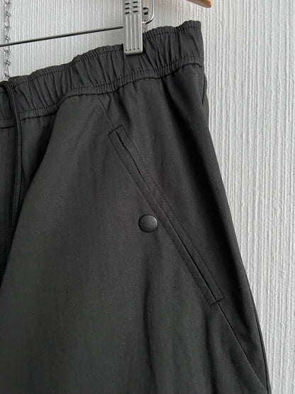 Moncler Black Cotton Mens Cargo Pants