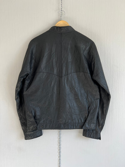 Levi’s Asymmetrical Crinkled Real Leather Jacket