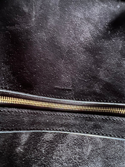 Céline Black Medium Seau Sangle Bucket Bag