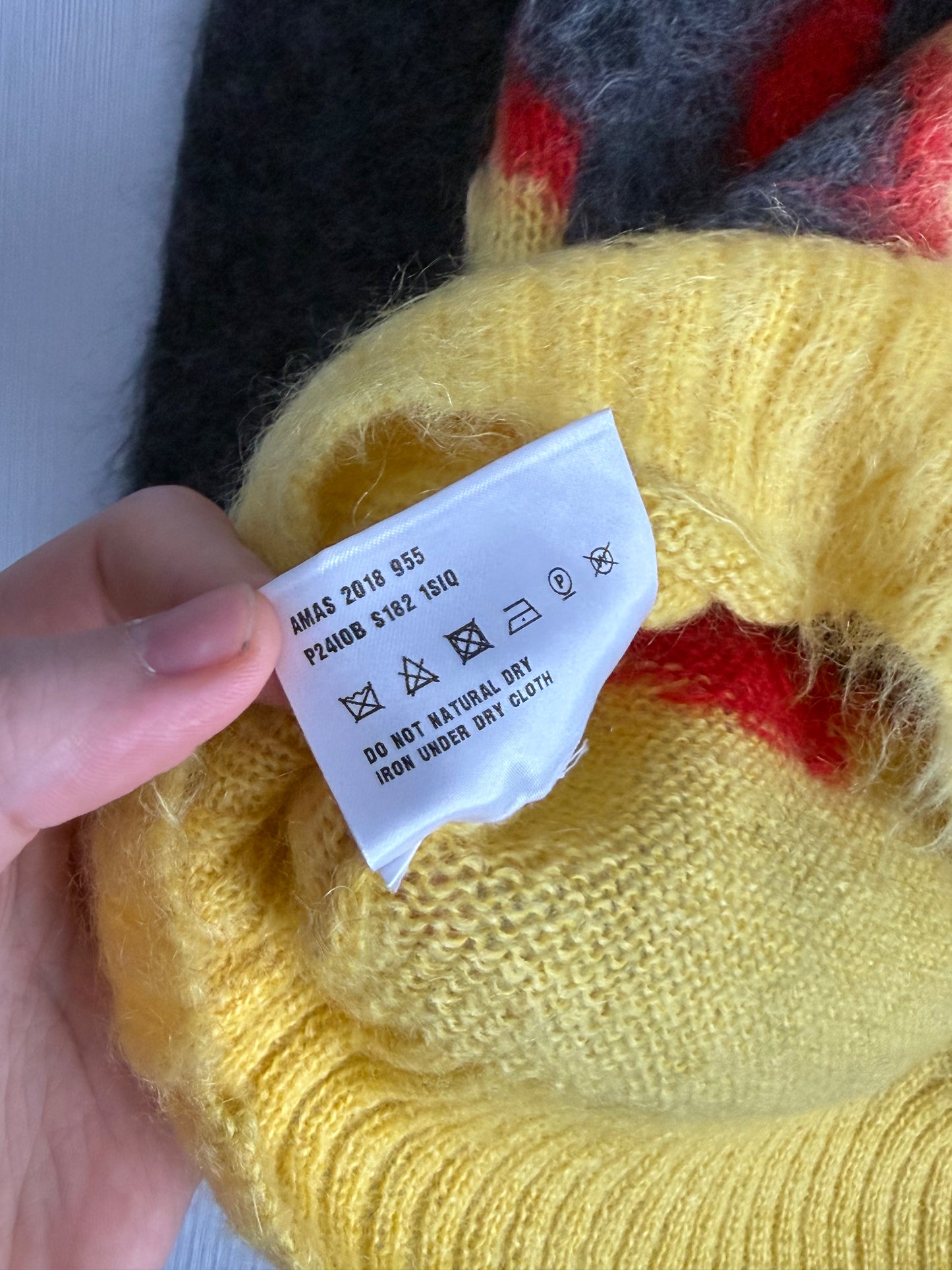 Prada FW18 Flame Mohair Sweater