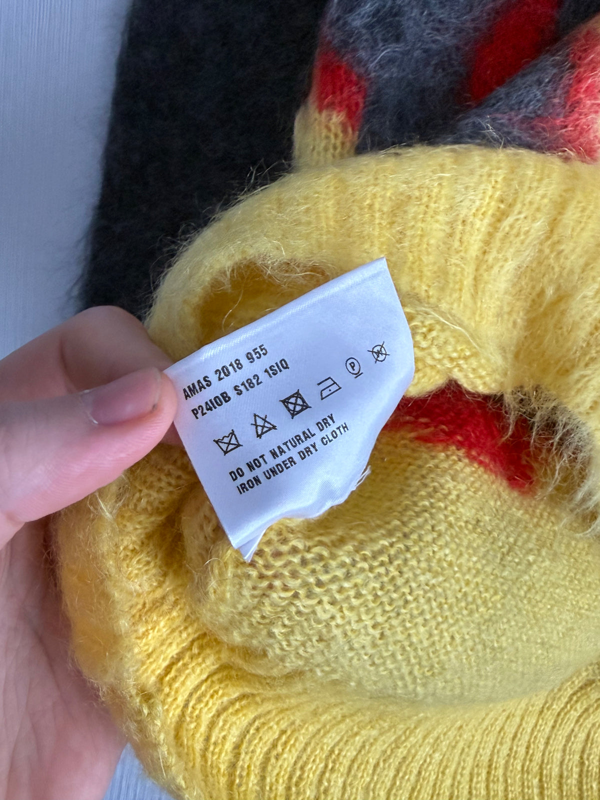 Prada FW18 Flame Mohair Sweater