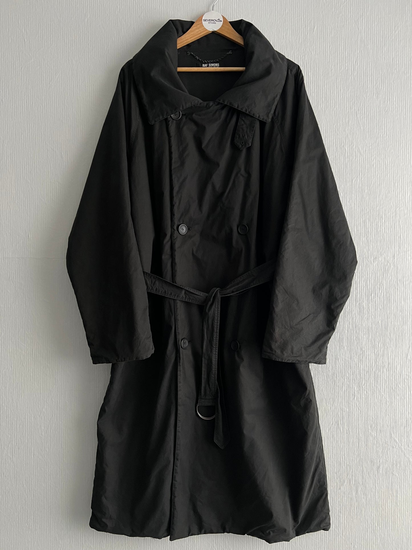 Raf Simons Oversized Trench — FW01 “Riot! Riot! Riot!” / AW02 “Virginia Creeper”