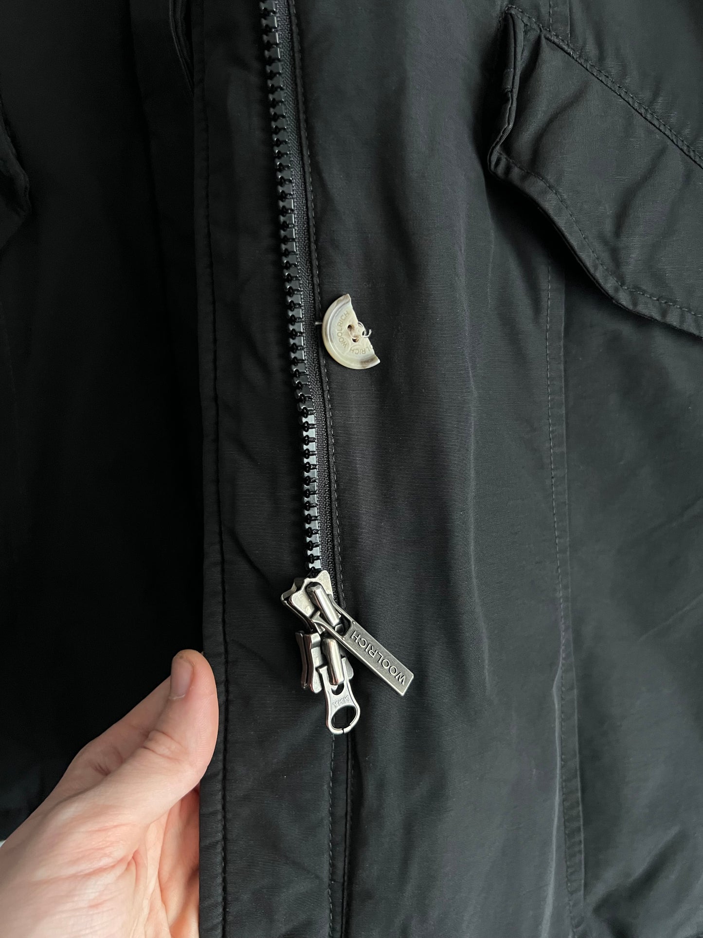 Woolrich Arctic Parka with a fur-trimmed hood