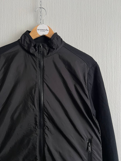Prada Sport Black Tab Logo Nylon Full Zip Men’s Jacket