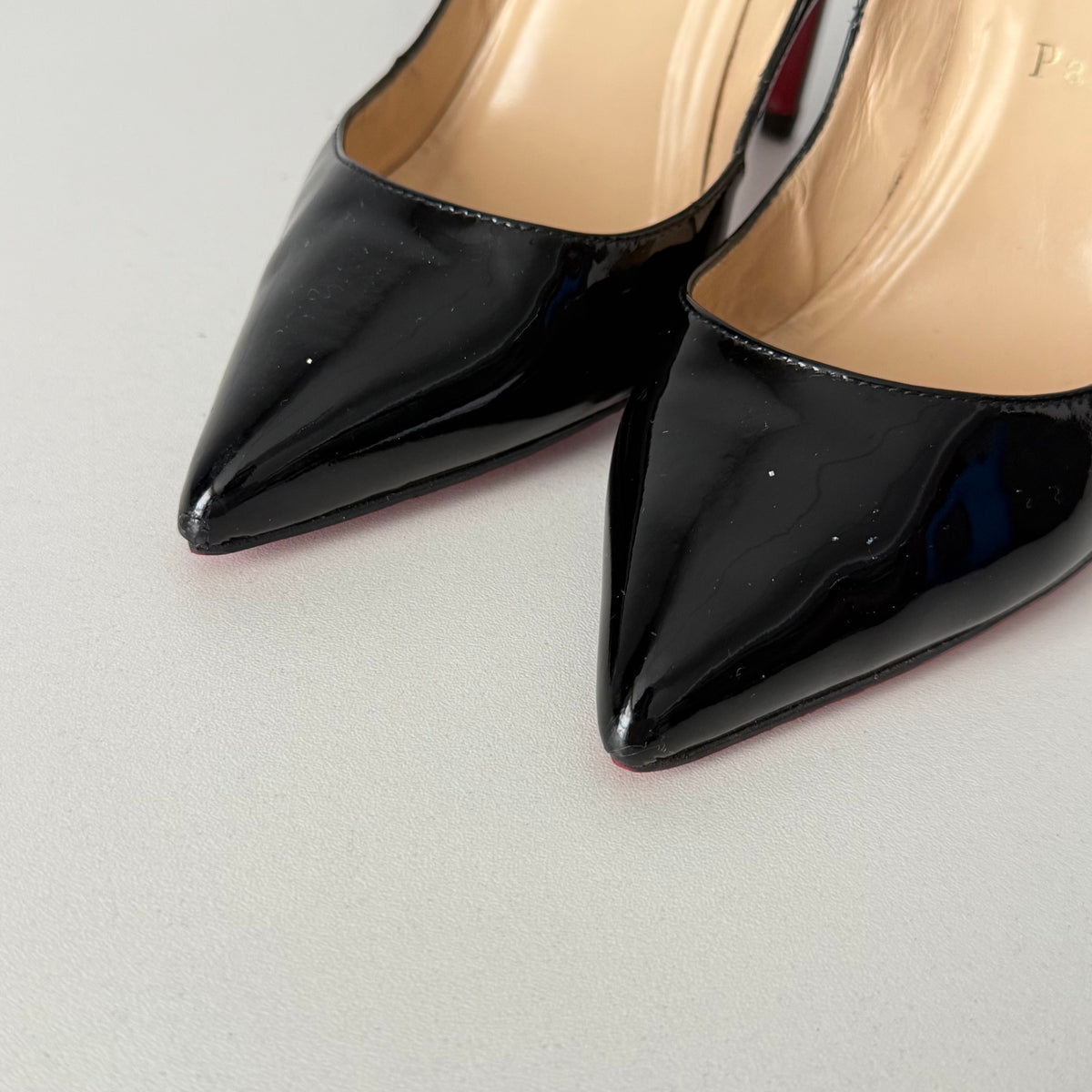 Christian Louboutin So Kate Patent Leather Pumps in black