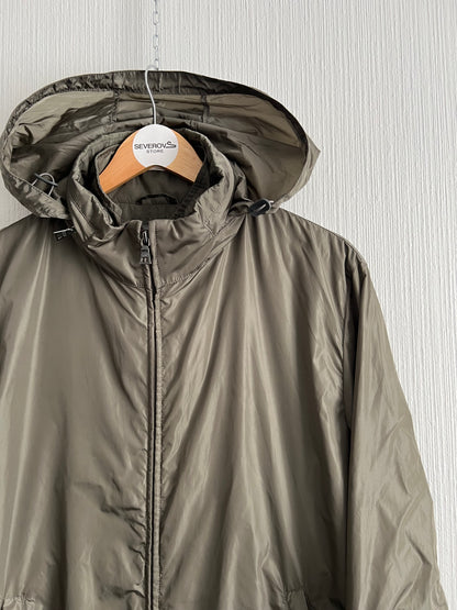 Prada Sport Luna Rossa Khaki Nylon Black Tab Jacket