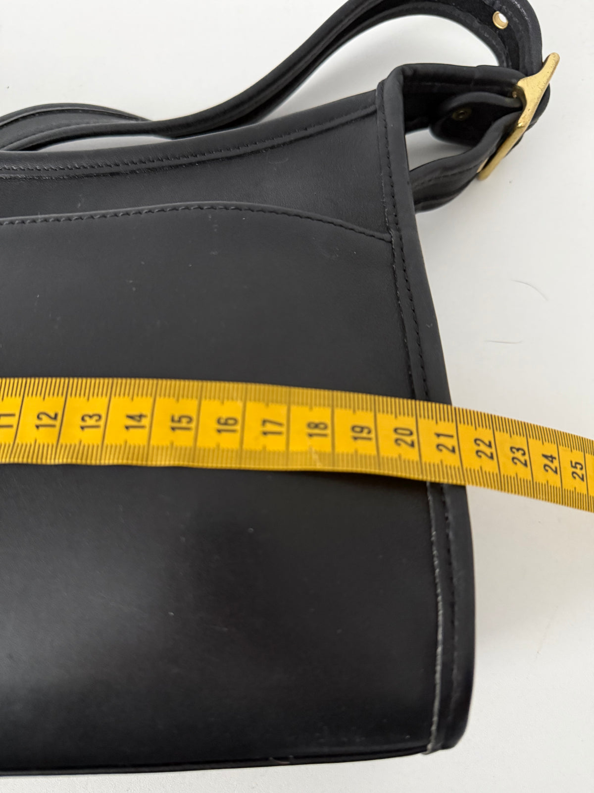 Coach 9997 Legacy Vintage Black Genuine Leather Crossbody Bag