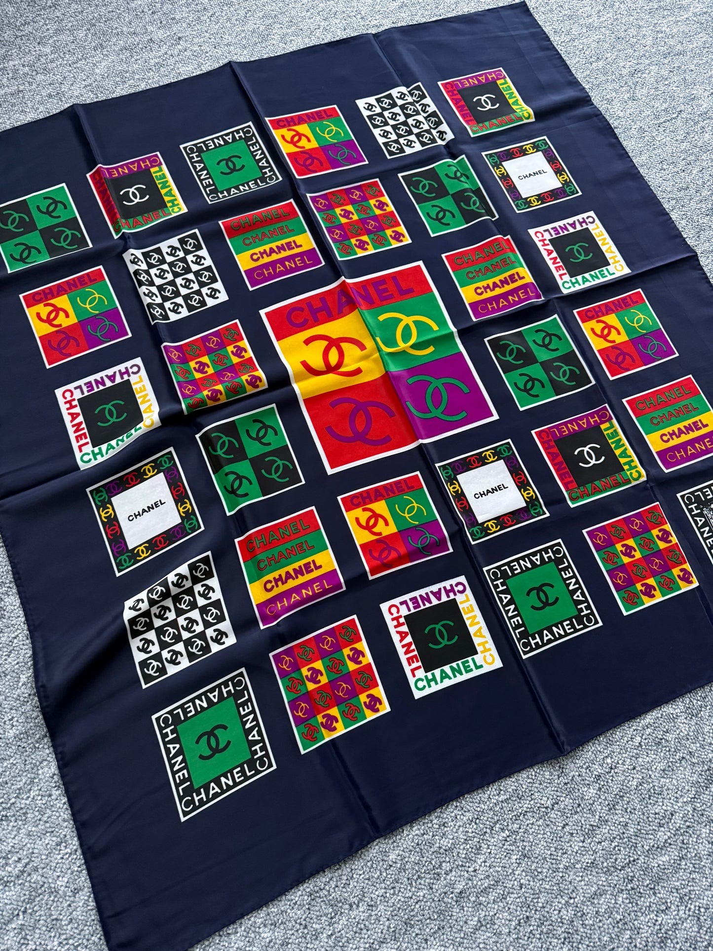 Chanel CC Squares Scarf