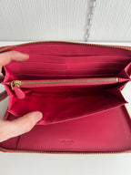 Prada Saffiano Leather Perforated Large Wallet