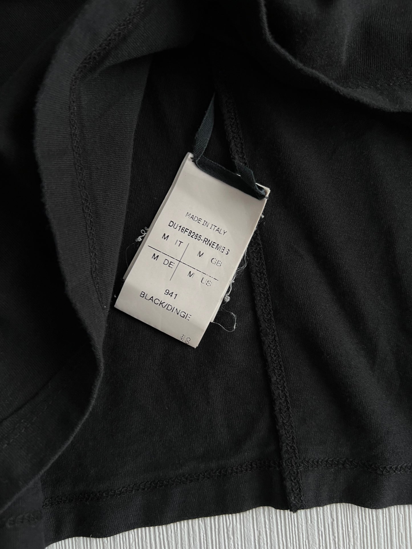 Rick Owens DRKSHDW Long Sleeve Level Logo T-shirt