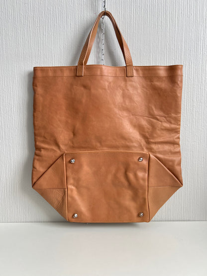 Maison Martin Margiela X H&M Light Brown Leather Tote Bag