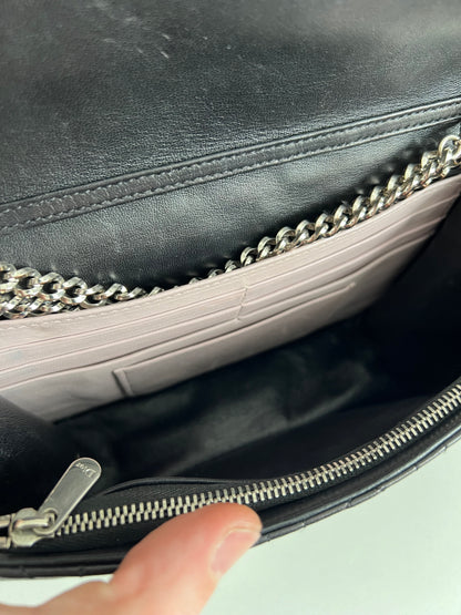 Christian Dior Black Cannage Quilted Miss Dior Clutch Bag