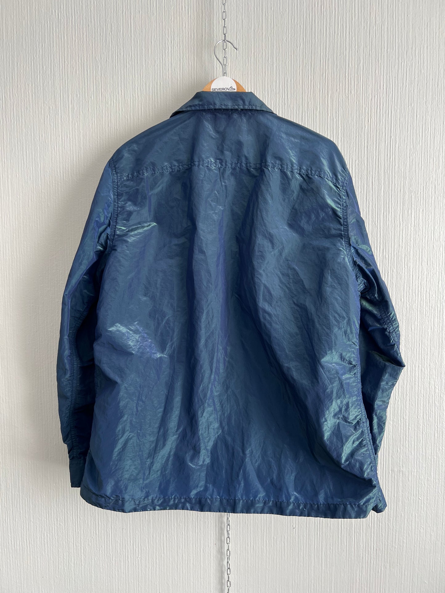 Stone Island SS17 Blue Green Weft Overshirt