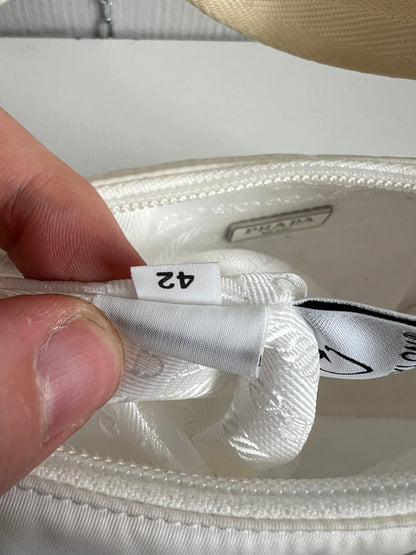Prada Re-Edition 2000 White Shoulder Bag