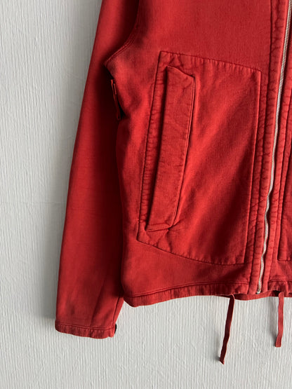 Stone Island AW05 Mens Red Zip Hoodie