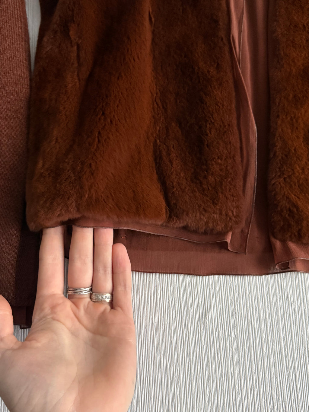 Prada Fur Cashmere Cardigan