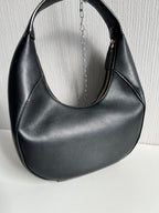 Stella McCartney Perforated Logo Boho Bag Black