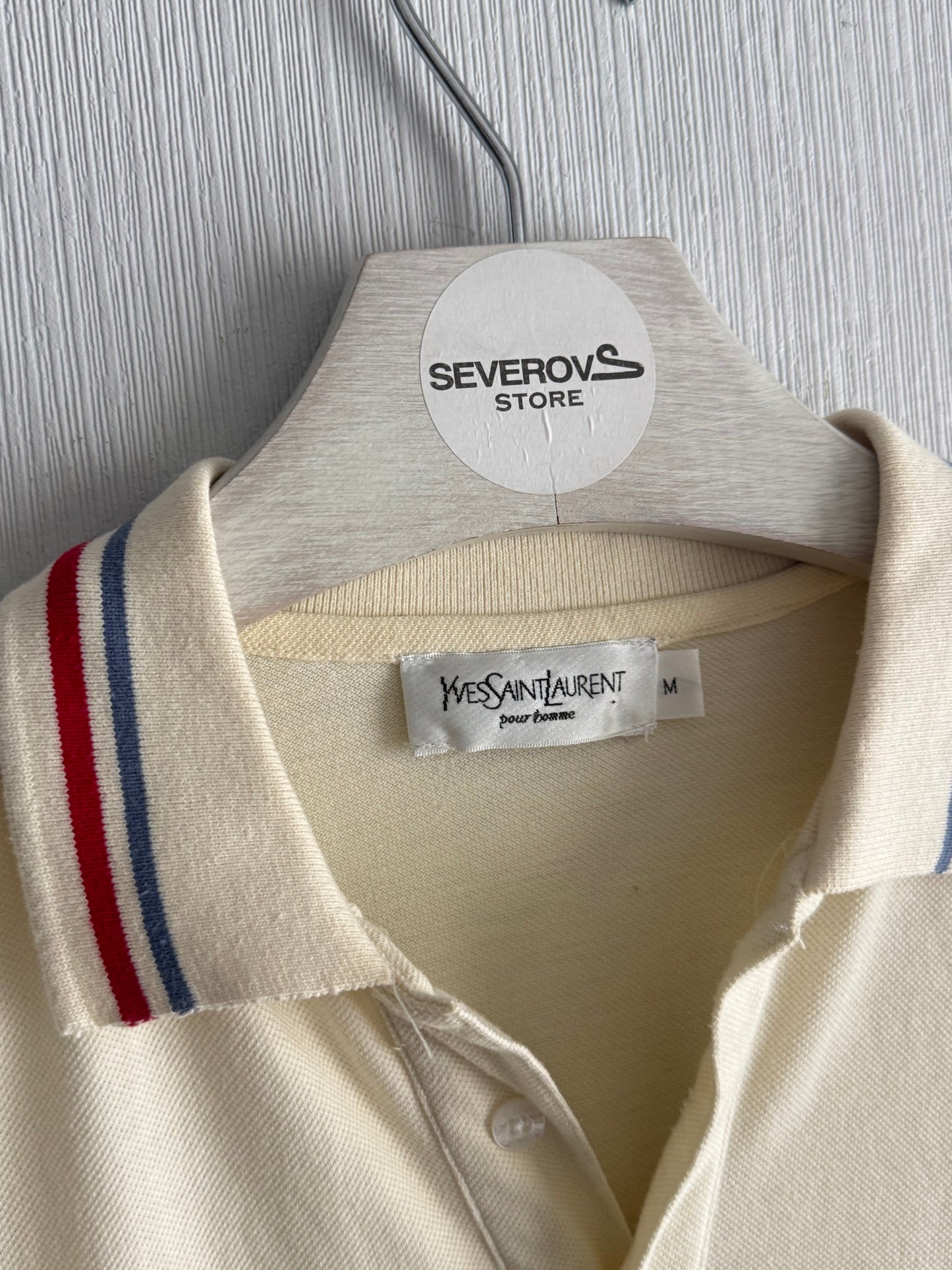 YSL Yves Saint Laurent Beige Men’s Polo Shirt