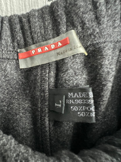 Prada Luna Rossa Red Tab Track Pants