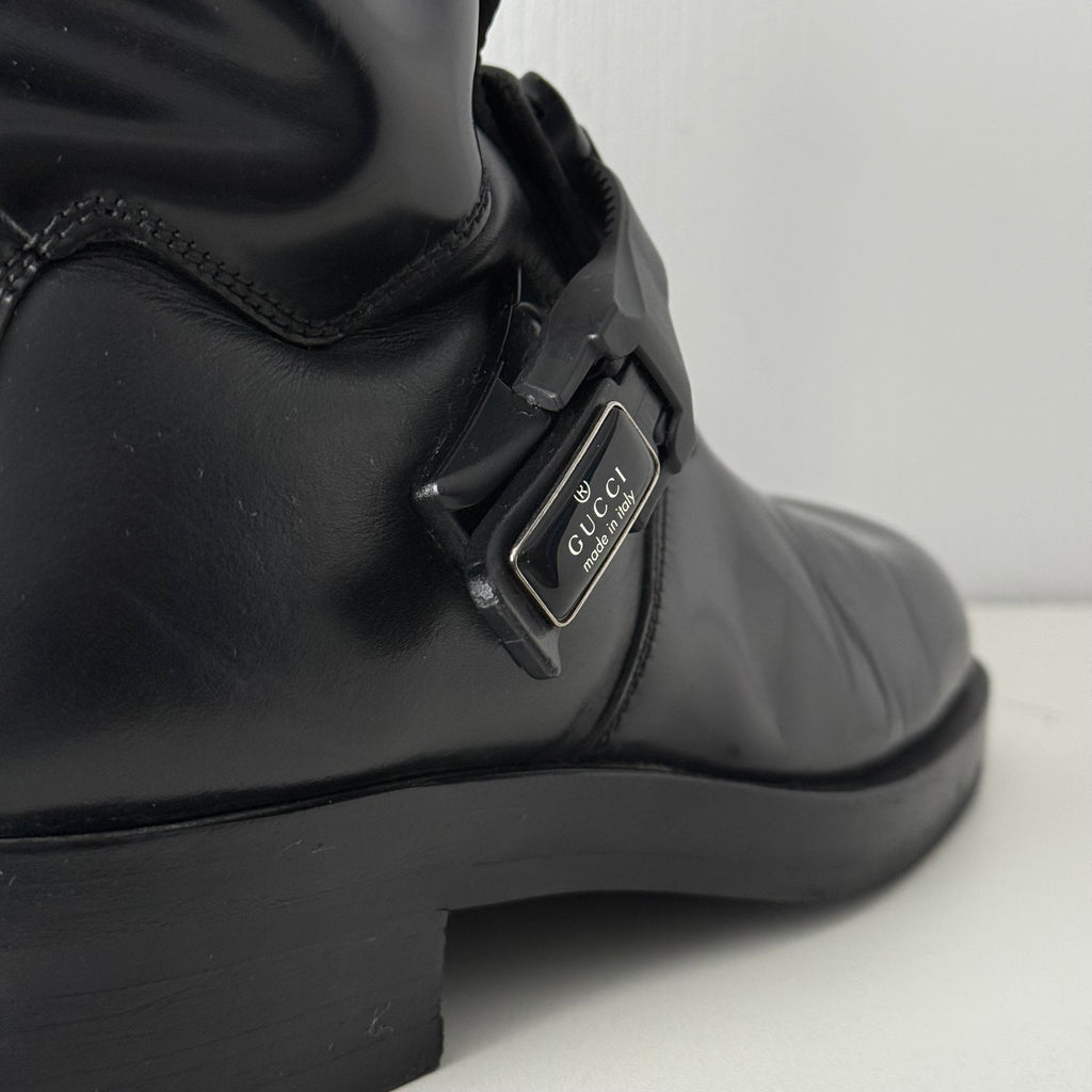 Gucci by Tom Ford AW99 Moto Boots