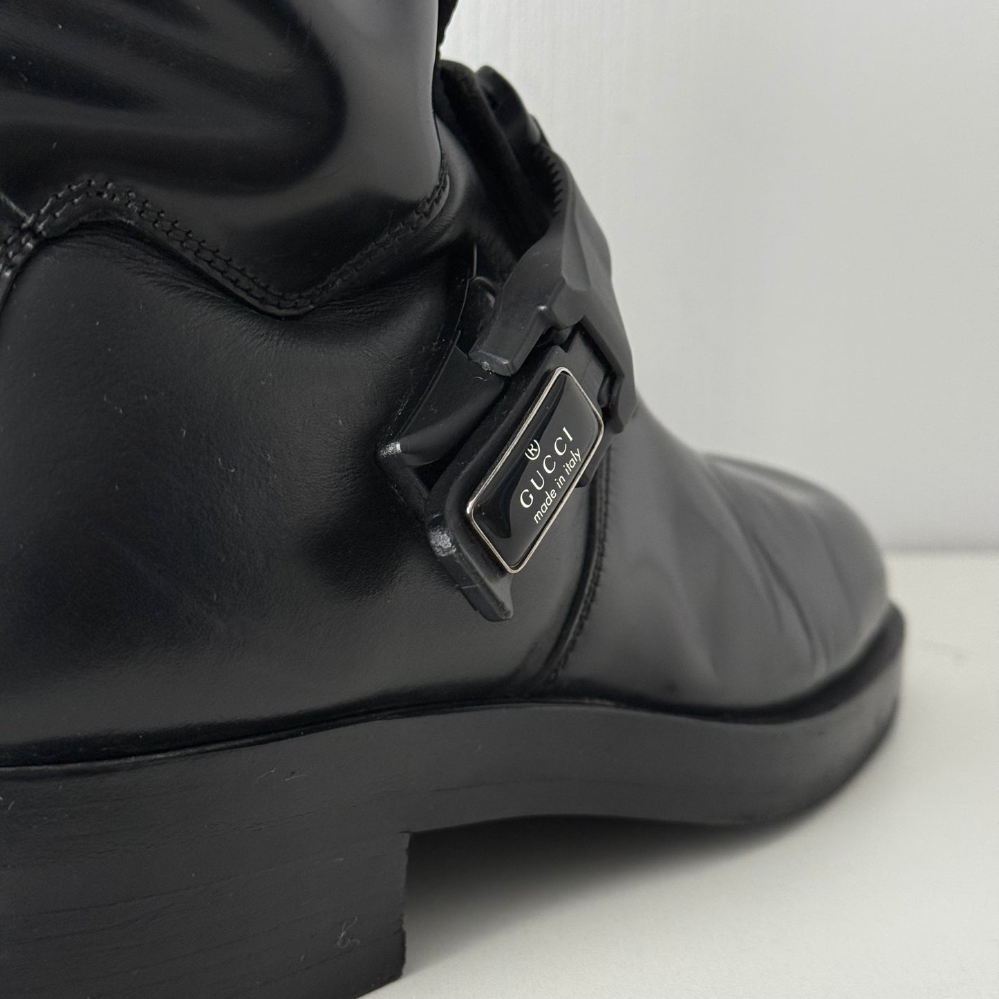 Gucci by Tom Ford AW99 Moto Boots