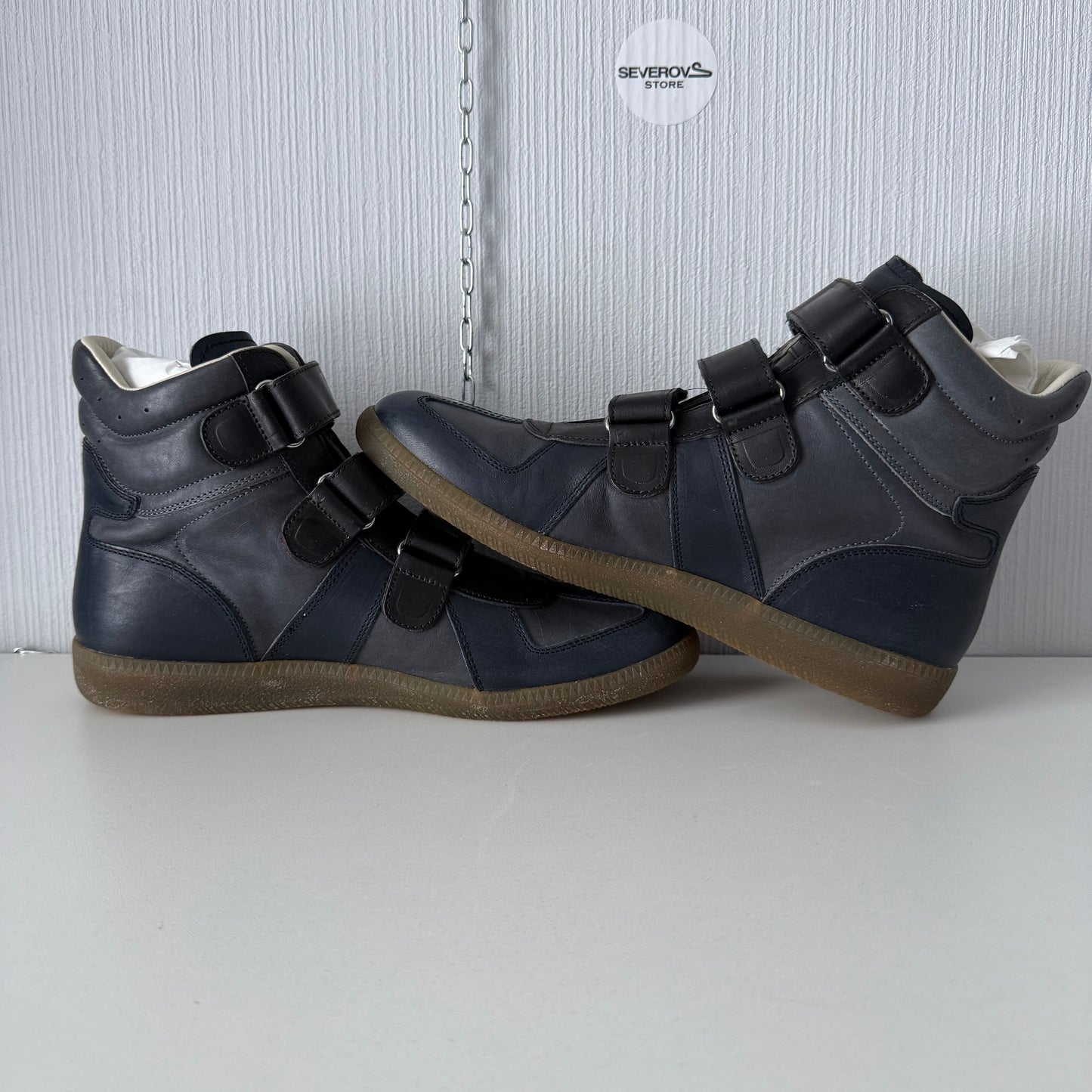 Maison Margiela Replica GAT Triple Velcro Hight Top Sneakers