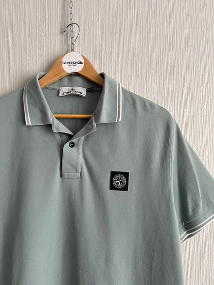 Stone Island Mint Cotton Polo T-Shirt
