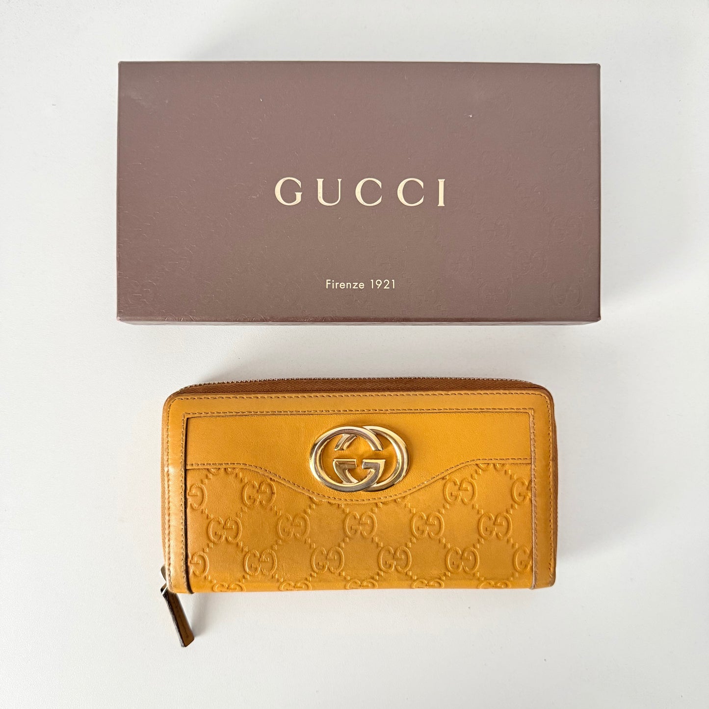 Gucci Sukey Interlocking GG Long Leather Wallet