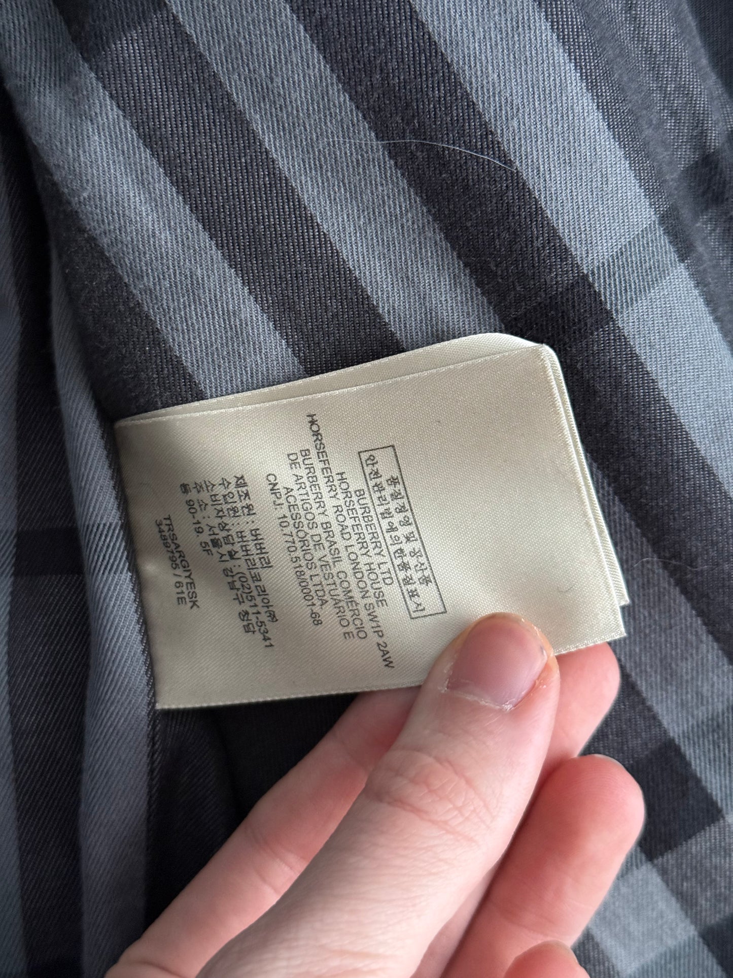 Burberry Britton Black Short Trench Coat