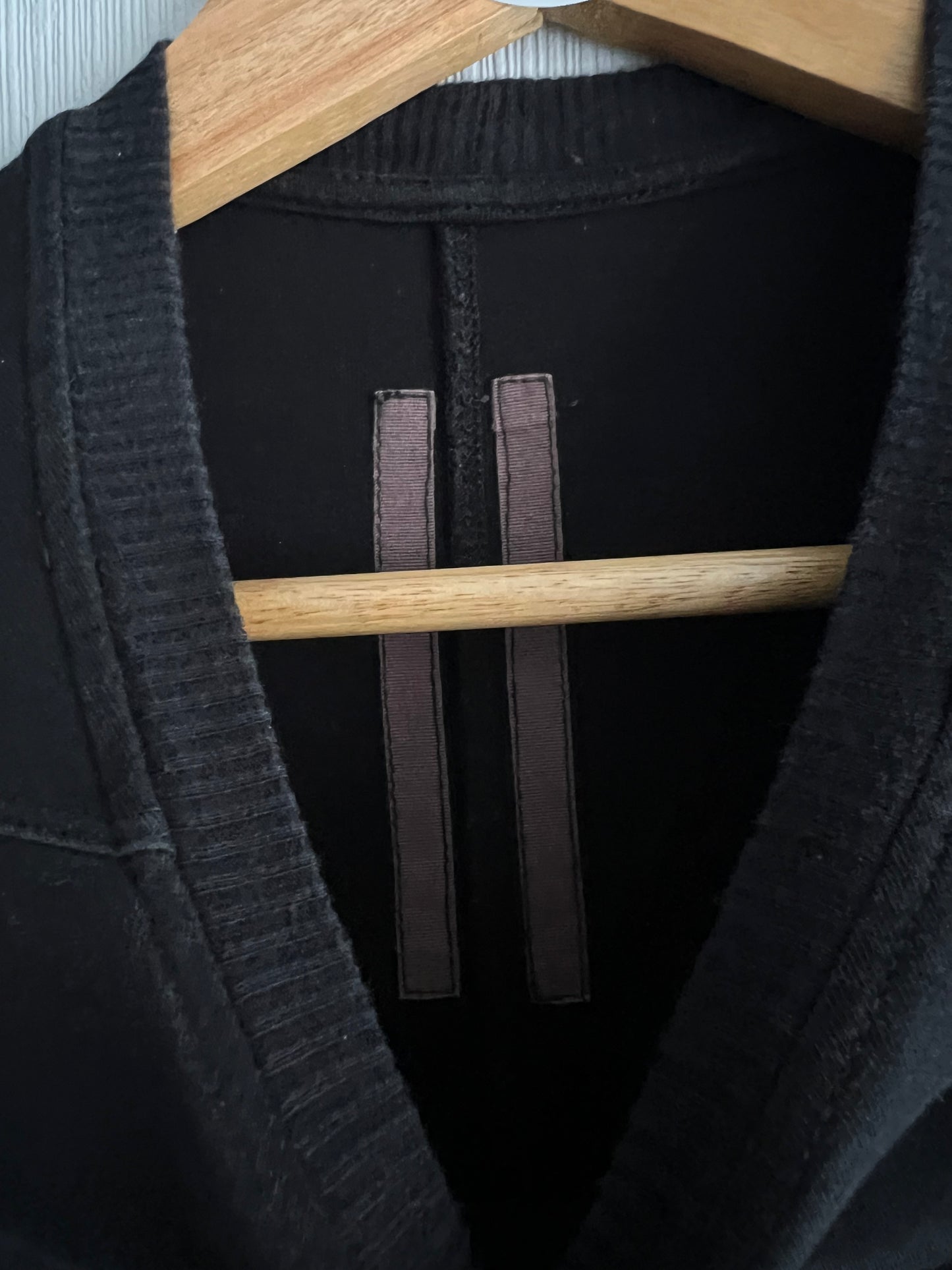 Rick Owens DRKSHDW Long Sleeve Level Logo T-shirt