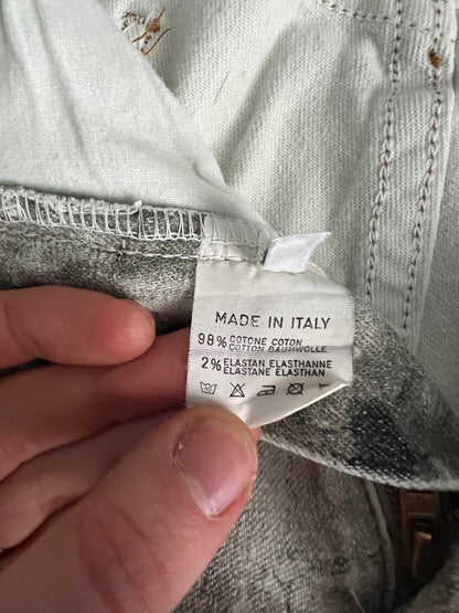 Roberto Cavalli AW1995 Medieval Art Renaissance Print Pants