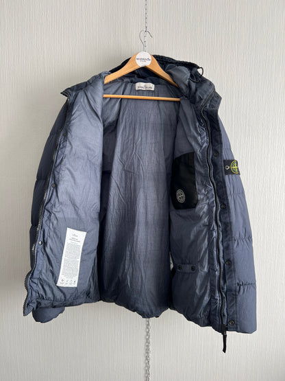Stone Island AW16 Navy Crinkle Reps Ny Down Jacket