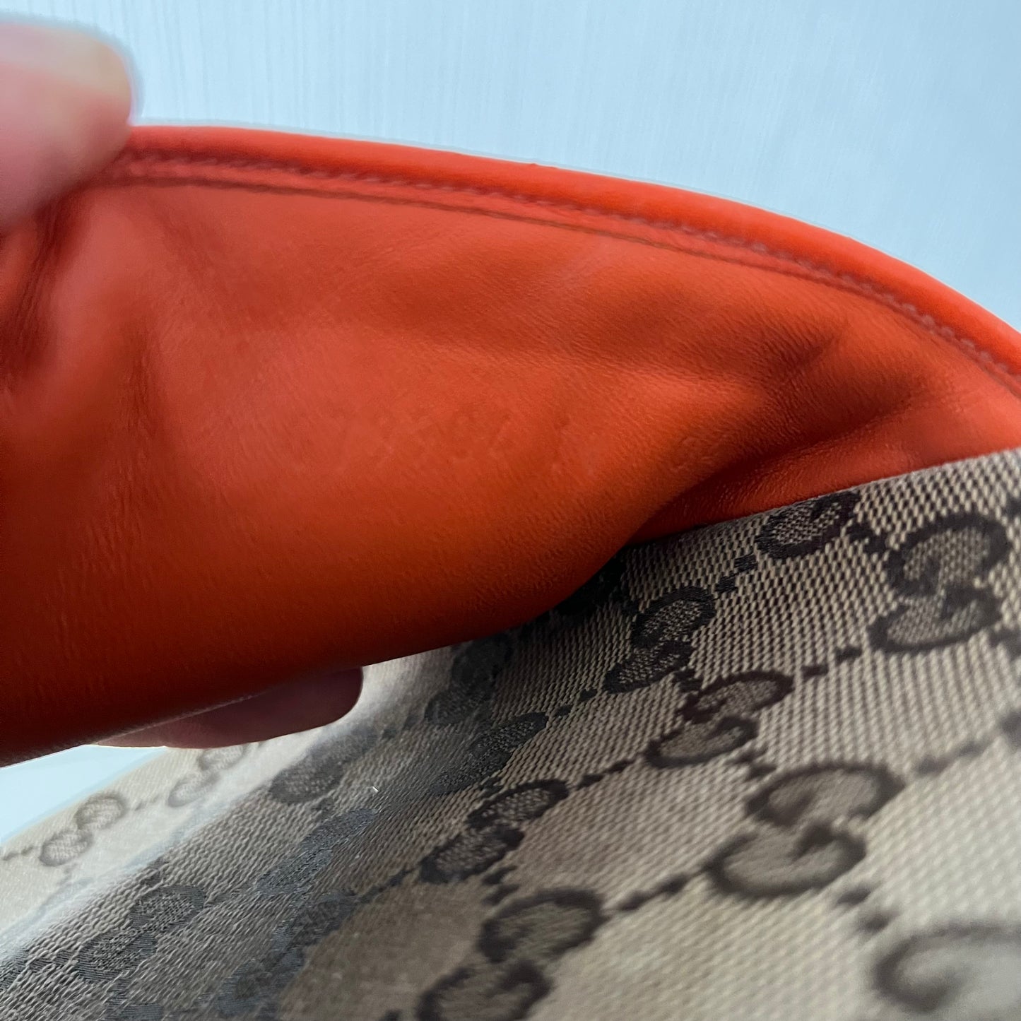 The North Face x Gucci Slide 'Beige Orange' Mens Shoes