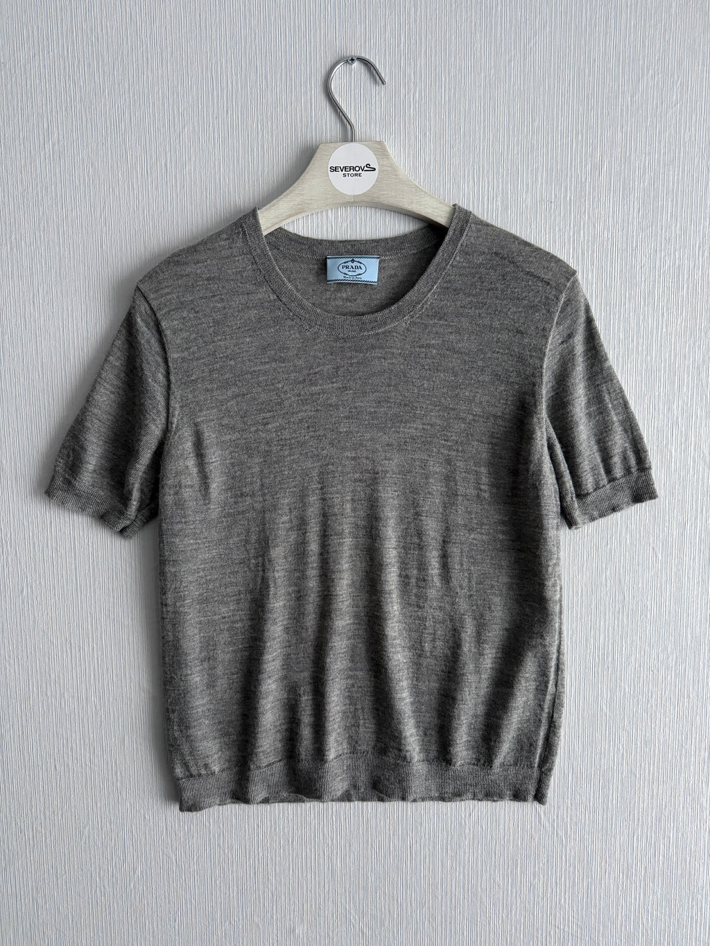 Prada Short-sleeved Knitted Jumper