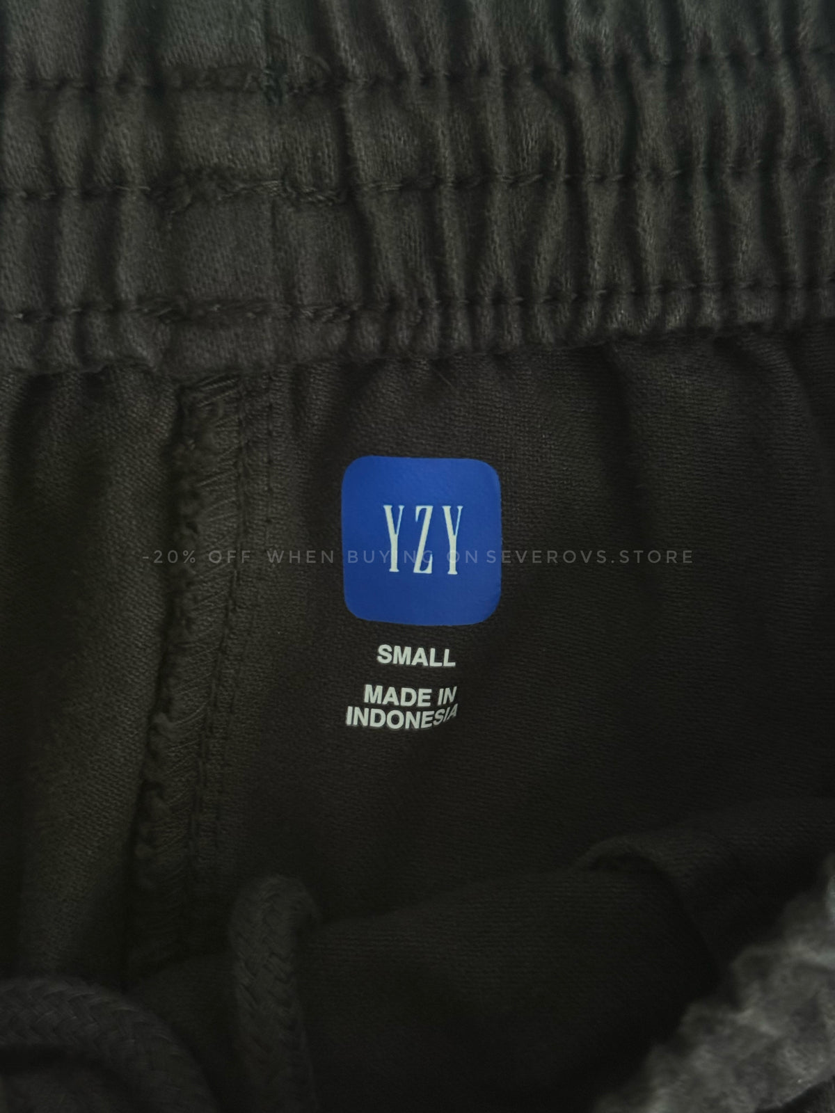 Yeezy Gap Engineered by Balenciaga Sateen Black Cargo Pants