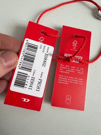 Diesel Logo Keychain Metal Bag Charm