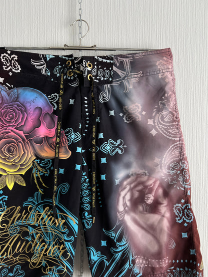 Christian Audigier Beach Shorts