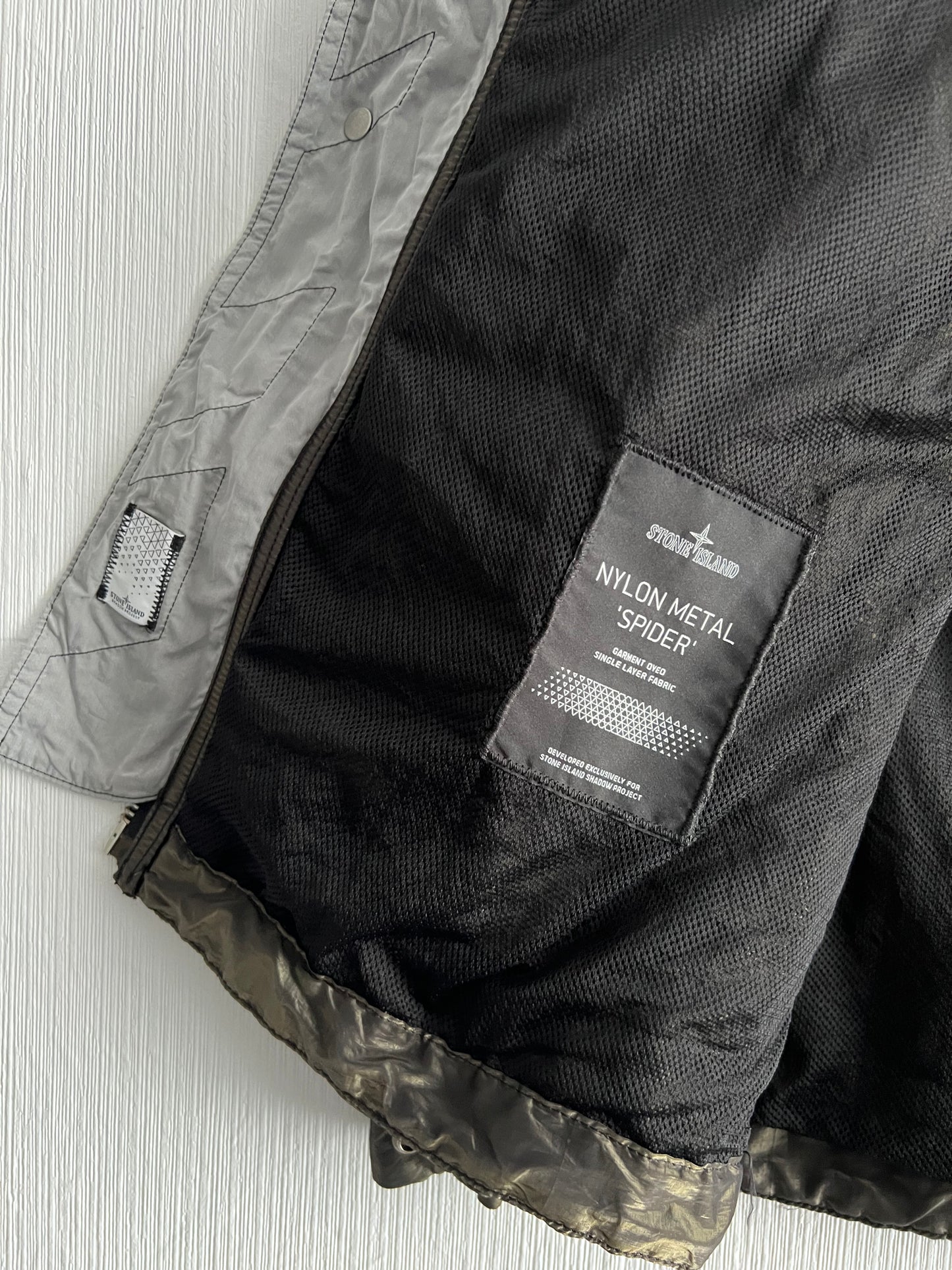 Stone Island Shadow Project SS18 Nylon Metal Spider Watro Bomber Jacket